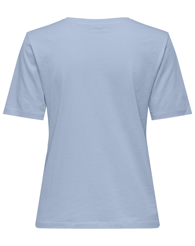 Only - ONLHappy O-Neck T-Shirt - Cashmere Blue